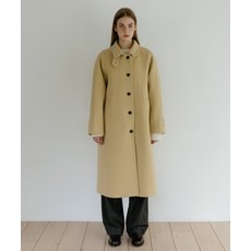 TTUDEMENT BALMACAAN WOOL COAT BUTTER