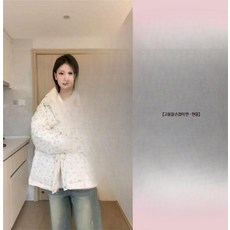 꽃무늬패딩 퀄팅 플라워 여자 아우터 자켓 점퍼 오버핏 잠바 일 엄마 귀여운 깔깔이 여성 누빔 할머니 패턴 겨울 노카라 퀼팅