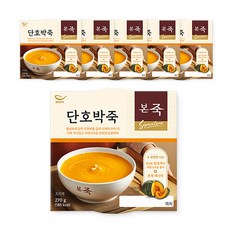 [본죽] 냉장 단호박죽 270g 5+1컵, 6개