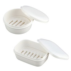 일본 이노마타/휴대용 비누케이스(화이트)/MY SOAP CASE/여행용/헬쓰장용, 사각형, 1개