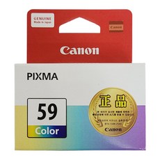 캐논 PG-49 CL-59 정품잉크 PIXMA E3491 E4290 E489 E409 [GRE], 컬러3색