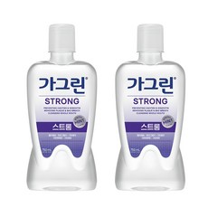 가그린 스트롱 구강청결제, 750ml, 2개