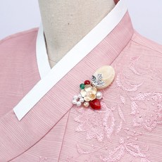 혼주한복브로치