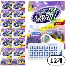 좀벌레 곰팡이 퇴치제 옷장용 옷걸이형, 12개