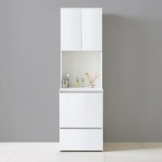 아트박스/필웰 필웰 데이아 광파오븐 렌지대 수납장세트600(완전수납) RZ9473, 화이트