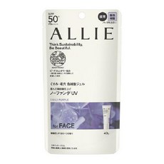 Kanebo 카네보 ALLIE 알리 크로노 뷰티 컬러 튜닝 UV 01 퍼플 컬러 40g [선크림 젤 얼굴용], 단일, 1개