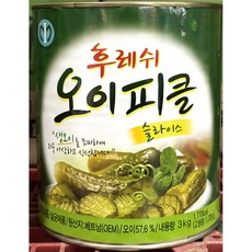 오이피클(일미 슬라이스 3K), 3kg, 1개