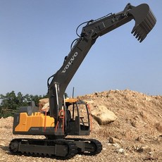 볼보 충전식 포크레인 장난감 완구 밧데리2개 RC카