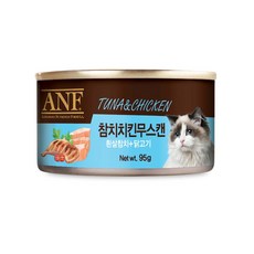 24개세트 ANF 고양이캔 95g 참치치킨무스캔 간식