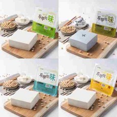 [산미르] 탱글한 푸딩같은 두부 4개입, 산미르 맑은콩 두부의미 300g, 1개, 300g