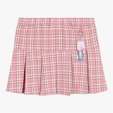 신디키즈체크스커트