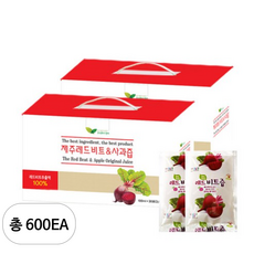 제주레드비트 사과즙, 100ml, 600개