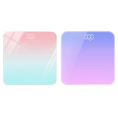 랜덤발송 LED 전자 디지털 저울 몸무게 체중계 캐릭터 미니 디자인 추천 스마트 바디 디지털 체지방 측정 기계, 01.심플화이트, 1개