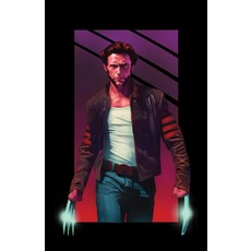 노 브랜드 로건 울버린 휴 잭맨 그림 인쇄 포스터 만화책 영화 벽 아트, with frame