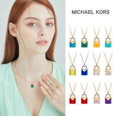 Michael Kors 마이클코어스 패드락 젬 목걸이 MKC1039