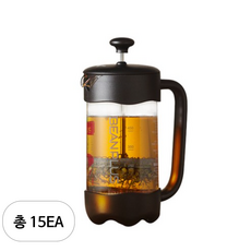 빈플러스 커피&티 프레스 CTP650 650ml, 혼합 색상, 15개