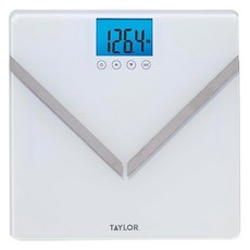 Taylor Body Digital Composition Scale BF BW MM Silver 플랫폼 실버, White