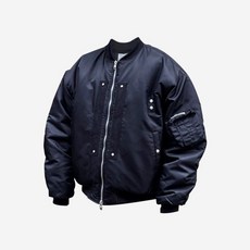 [정품]언더마이카 리전.05 멀티 스냅 오버사이즈 봄버 블랙 Undermycar Legion.05 Multi Snap Oversized Bomber Black 485727