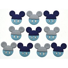 디즈니 베이비 미키 버튼을 차려입으세요 Dress It Up Disney Baby Mickey Buttons, Pink, 1개 - 디즈니베이비드레스