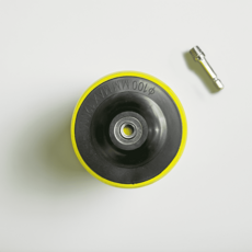 그라인더 찍찍이 벨크로 샌딩패드 광택 연마 사포 100mm M10규격, 1개