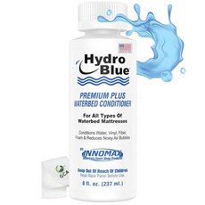 Global Climate Alliance Hydroblue 프리미엄 다목적 워터베드 컨디셔너 226.8g(8온스) 병 - 다용도 매트리스 케어 제품 미국 제조 ~ 사용하기 쉽