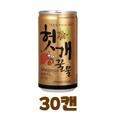 [보내Go] 헛개꿀물 업소용 가성비캔, 30캔, 175ml