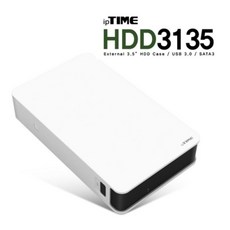 [ 하드디스크케이스 외장하드도킹스테이션 외장하드케이스2.5 ]_PN_ipTIME HDD3135 화이트 외장 하드케이스 HDD미포함_dlrhd_K/W:디지털/가전_종합, 이공 1
