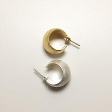 순금무광귀걸이