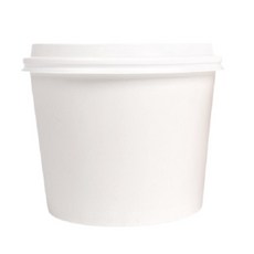 생활을그리다 종이용기 무인쇄 143 x 112 x 108 mm 1000ml + 뚜껑 세트, 25세트, 2개
