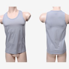 아쿠아엑스 소재 냉감성 자외선차단 격렬한 운동 런닝 속옷 티 민소매 나시 란닝구 남성 남자