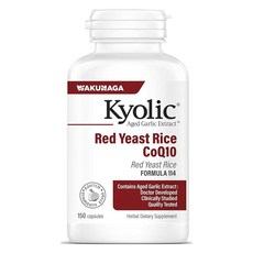 Wakuaga Kyorik 陳蒜萃取物紅酵母加輔酶 Q10 膠囊, 150顆, 1罐