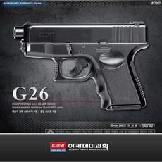 아카데미과학 M586마그넘 글록19 데저트 이글50 콜트 마크4외 비비탄 권총모음 장난감총, 선택4. 17207_G26(글록26)