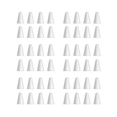 투에이비 애플펜슬 저소음 펜촉 팁 커버 48p, 48개입, 반투명