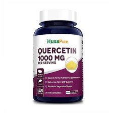 누사퓨어 퀘르세틴 퀘세틴 1000mg 200정 Nusapure Quercetin, 1개