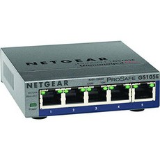 Netgear GS105E-200NAS PROSAFE PLUS 5 PORT GIGABIT SWITCH, 상세내용참조
