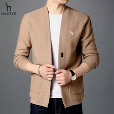 HAZZYS 헤지스 남자니트 가디건 긴팔 슬림 추동