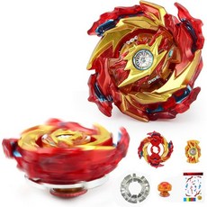 Batting Bey Toys - 버스트 슈퍼킹 부스터 B-174 하이페리온 번베이 배틀 게이밍 스타터 스피닝 탑 토이 (B-17401), B-174 01, 1개
