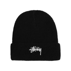 스투시 STUSSY 트랜디 STOCK 디자인 ZZ11 오색 작은 자수 니트 모자