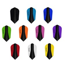 Darts Harrows Retina X Mixed Colour Dart Flights Slim 해로우 레티 나 X혼합 색상 다트 비행 슬림 5세트, 1