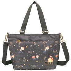 Hello Kitty 凱蒂貓 月亮忘記了 兩用手提包, W31 x D11 x H20cm, 聚酯纖維, W31(底23) x D11 x H20cm, 黑色