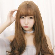웨이브롱 자연스러운 여신머리 예쁜가발 (망포함) Apr:+/14 & W5A8A76, 이거살께요_ 1, 이거살께요_ 시아 통 가발-자연블랙(망 있음)