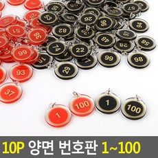 100숫자판자석