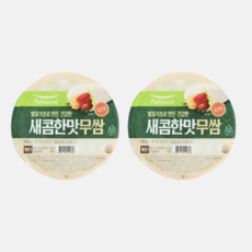 풀무원 쌈무 무쌈 무절임 새콤달콤 아삭아삭 300g X 2개