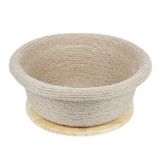  펫츠몬 고양이 원형 바구니 스크래쳐, 크림, 1개 