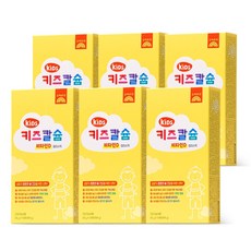고려은단 키즈 칼슘 비타민D 젤리스틱 15포, 6개, 300g