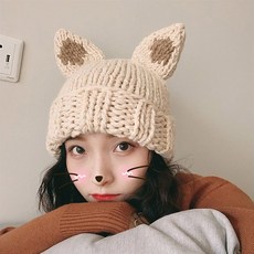 냐옹 hand made 고양이 모자 비니 6 colors 아이돌 팬싸 템