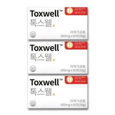 [정품] TOXWELL 톡스웰 다이어트 1박스 60정 톡스웰다이어트 tox well, 1박스, 3개