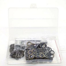 갈색가죽 가죽공예 하도메 아일렛 세트 앤틱칼라(청동칼라)10mm 100pcs 가죽공구