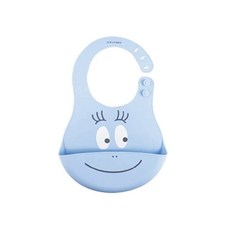 오니시 켄 제조 판매 바바빠빠 FOR BABY 실리콘 턱받이 BARBABRIGHT BPU-1603 귀여운 아기