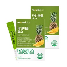 내츄럴플러스 파인애플 효소, 2개, 90g